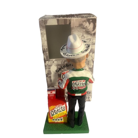 Oh Boy Oberto Art the owner bobble head hydroplane owner signed - Picture 8 of 12